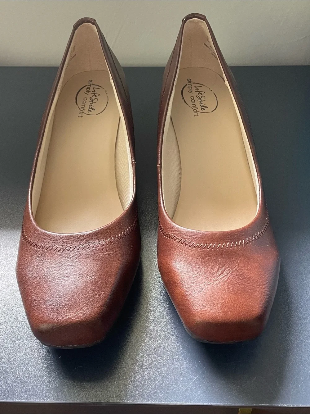 Life Stride Brown Wedges New With Tags Size 9